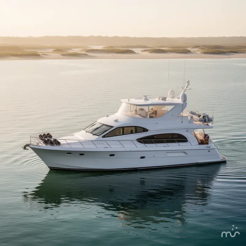 Slide: The Image of Hatteras 64 Motor Yacht 2008 - 4