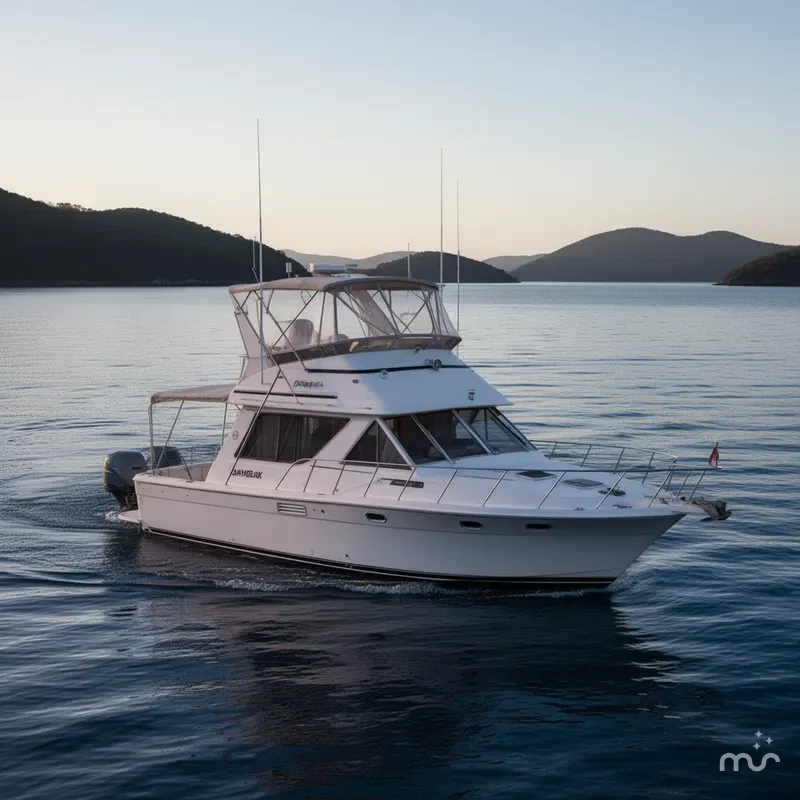 Slide: The Image of Bayliner 3988 Command Bridge Motoryacht 2002 - 2