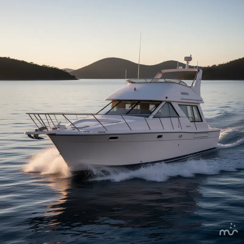 Slide: The Image of Bayliner 3988 Command Bridge Motoryacht 2002 - 4