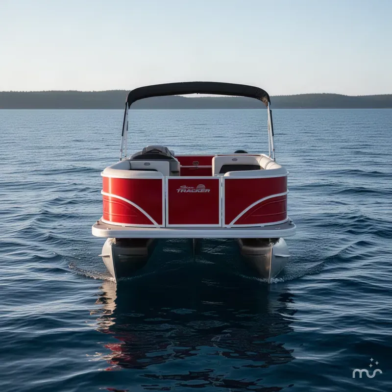 Slide: The Image of Sun Tracker Party Barge 18 DLX 2026 - 3