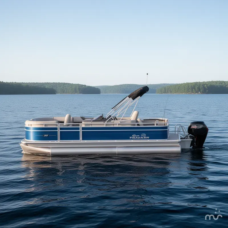 Slide: The Image of Sun Tracker Fishin' Barge 20 DLX 2026 - 2