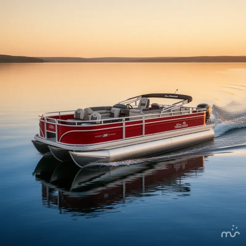 Slide: The Image of Sun Tracker Fishin' Barge 22 DLX 2026 - 4