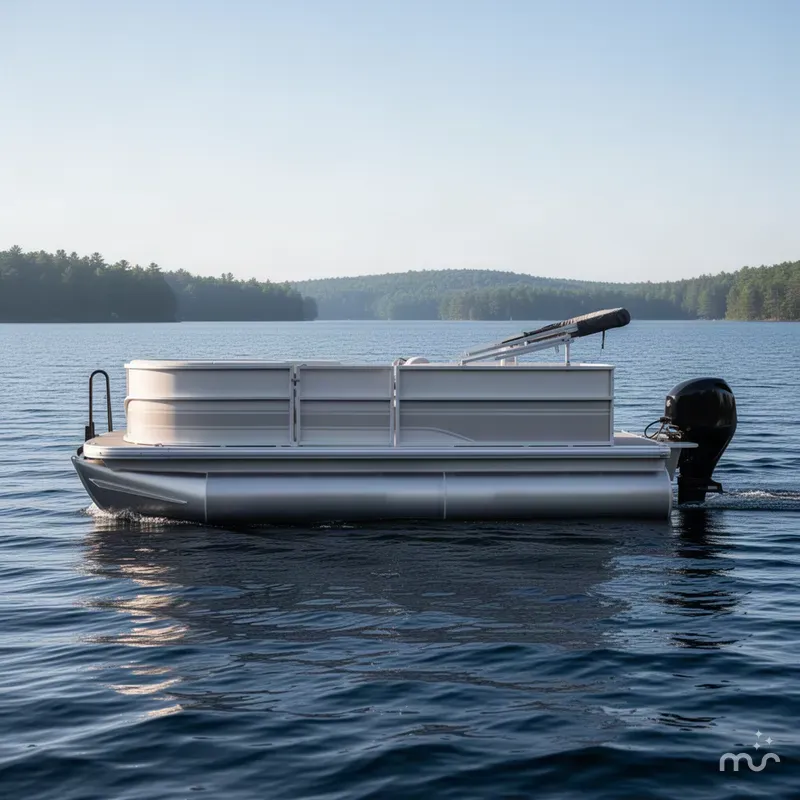 Slide: The Image of Sun Tracker Party Barge 16 DLX 2026 - 2