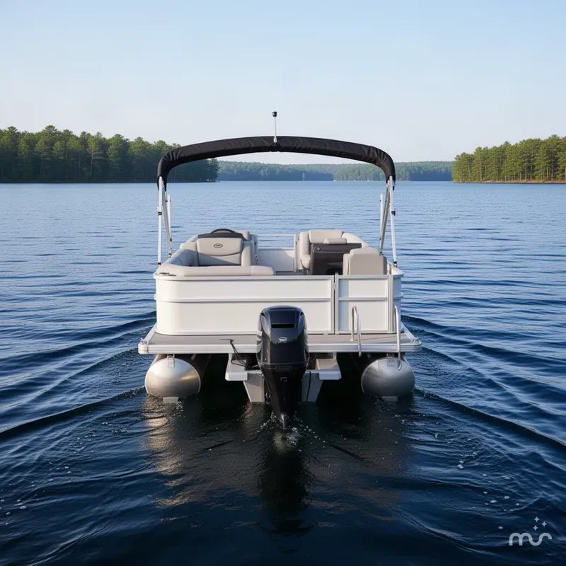 Slide: The Image of Sun Tracker Party Barge 16 DLX 2026 - 3