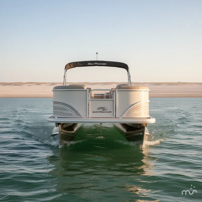 Slide: The Image of Sun Tracker Party Barge 20 DLX 2026 - 1