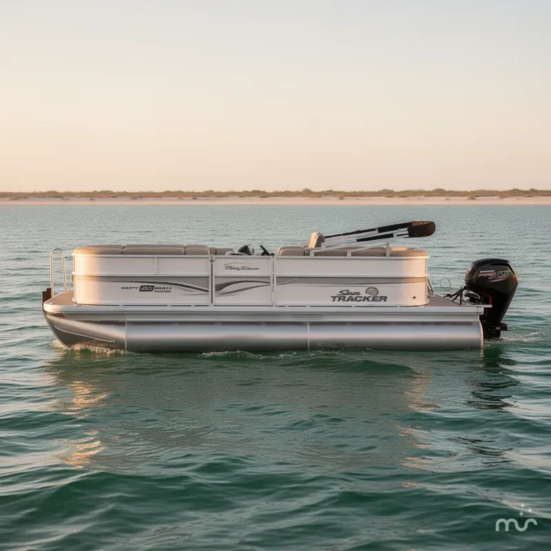 Slide: The Image of Sun Tracker Party Barge 20 DLX 2026 - 2