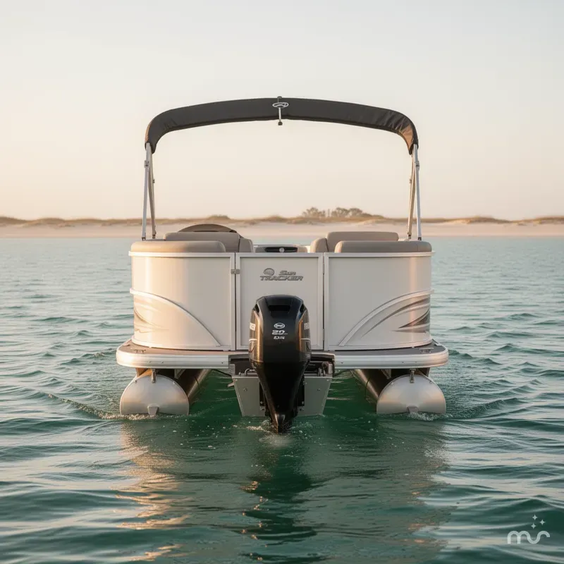 Slide: The Image of Sun Tracker Party Barge 20 DLX 2026 - 3