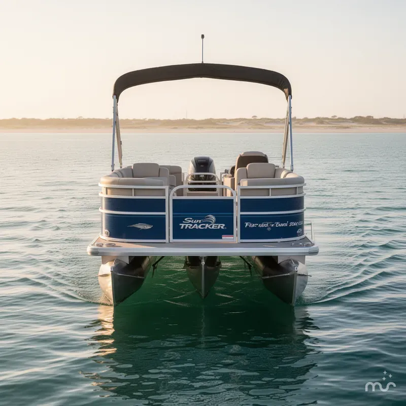 Slide: The Image of Sun Tracker Fishin' Barge 20 DLX 2026 - 1