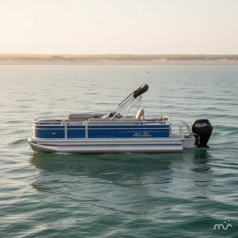 Slide: The Image of Sun Tracker Fishin' Barge 20 DLX 2026 - 2