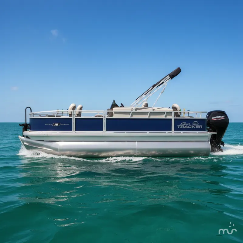 Slide: The Image of Sun Tracker Bass Buggy 18 DLX 2026 - 2