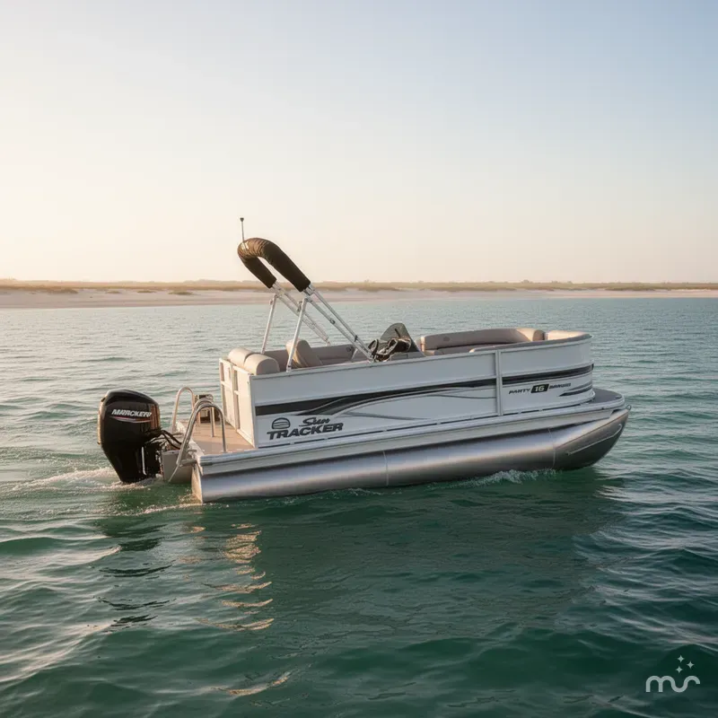 The Image of Sun Tracker Party Barge 16 DLX 2026 - 0
