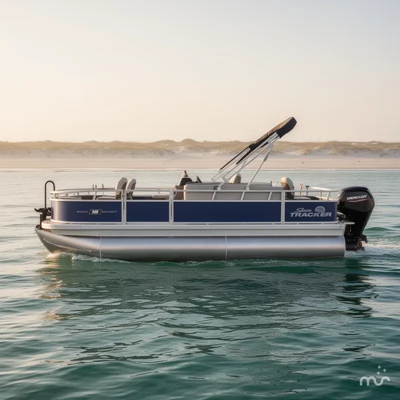 Slide: The Image of Sun Tracker Bass Buggy 18 DLX 2026 - 2