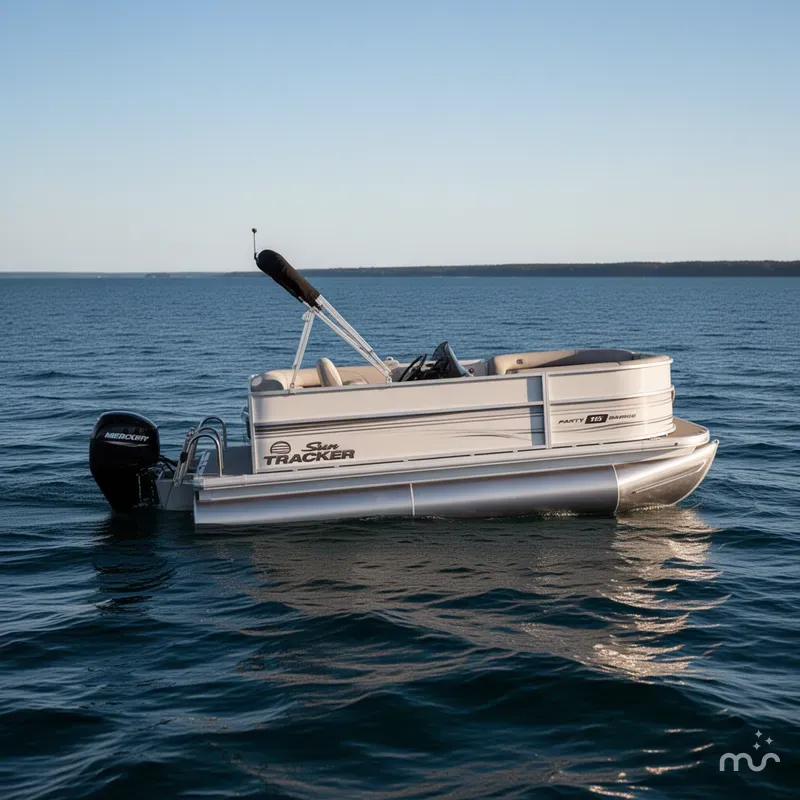 The Image of Sun Tracker Party Barge 16 DLX 2026 - 0