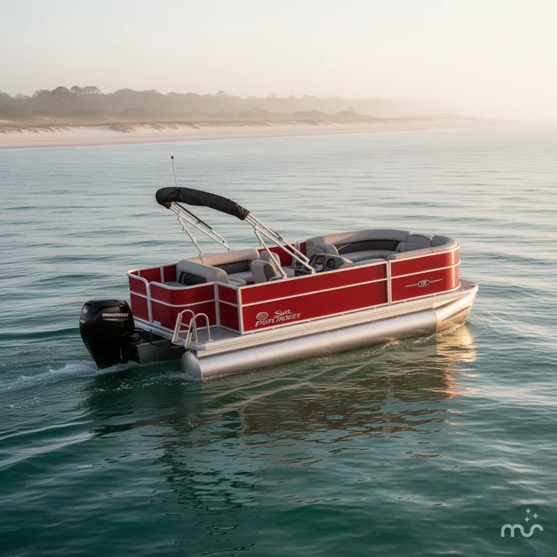 The Image of Sun Tracker Party Barge 18 DLX 2026 - 0