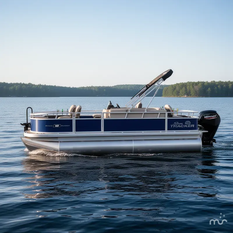 Slide: The Image of Sun Tracker Bass Buggy 18 DLX 2026 - 2