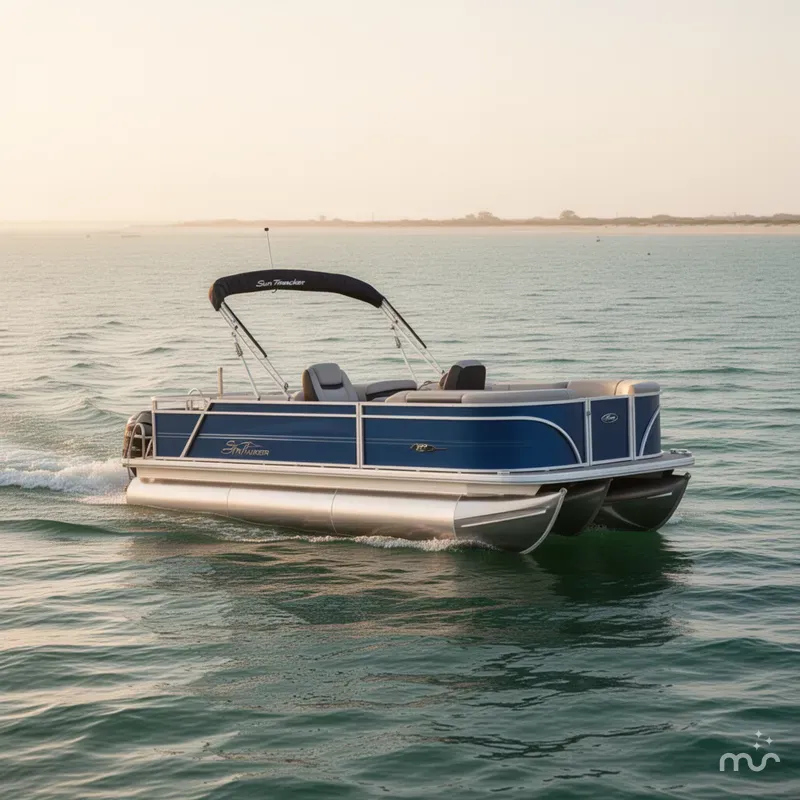 Slide: The Image of Sun Tracker Party Barge 22 RF XP3 2026 - 2