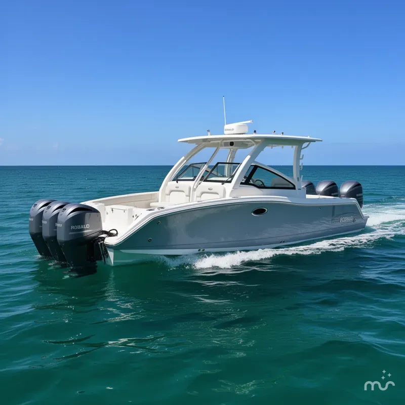 Slide: The Image of Robalo R277 Dual Console 2026 - 2