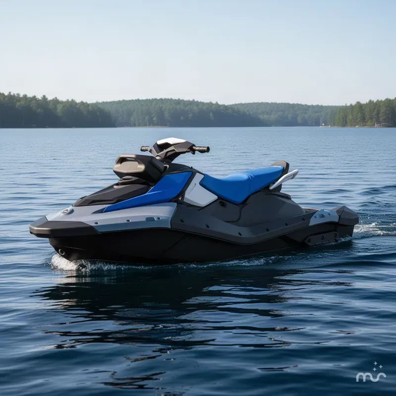 Slide: The Image of Sea-Doo Spark for 3 90 hp Convenience package with iBR and Audio in option 2026 - 1