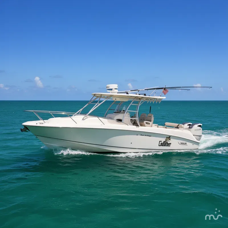 Slide: The Image of Boston Whaler 320 Outrage Cuddy Cabin 2006 - 2