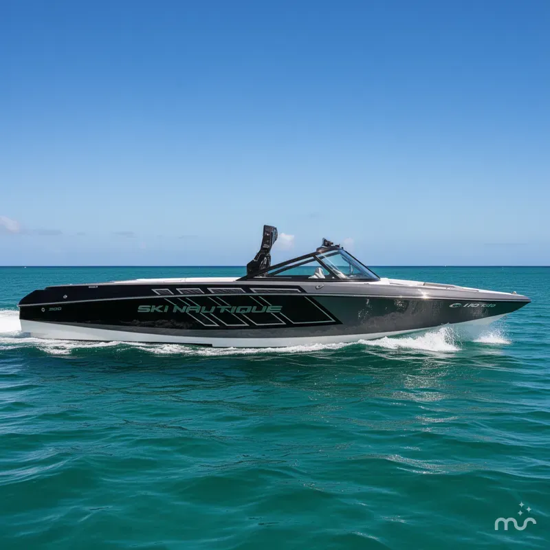 Slide: The Image of Nautique Ski Nautique 200 Open Bow 2014 - 2