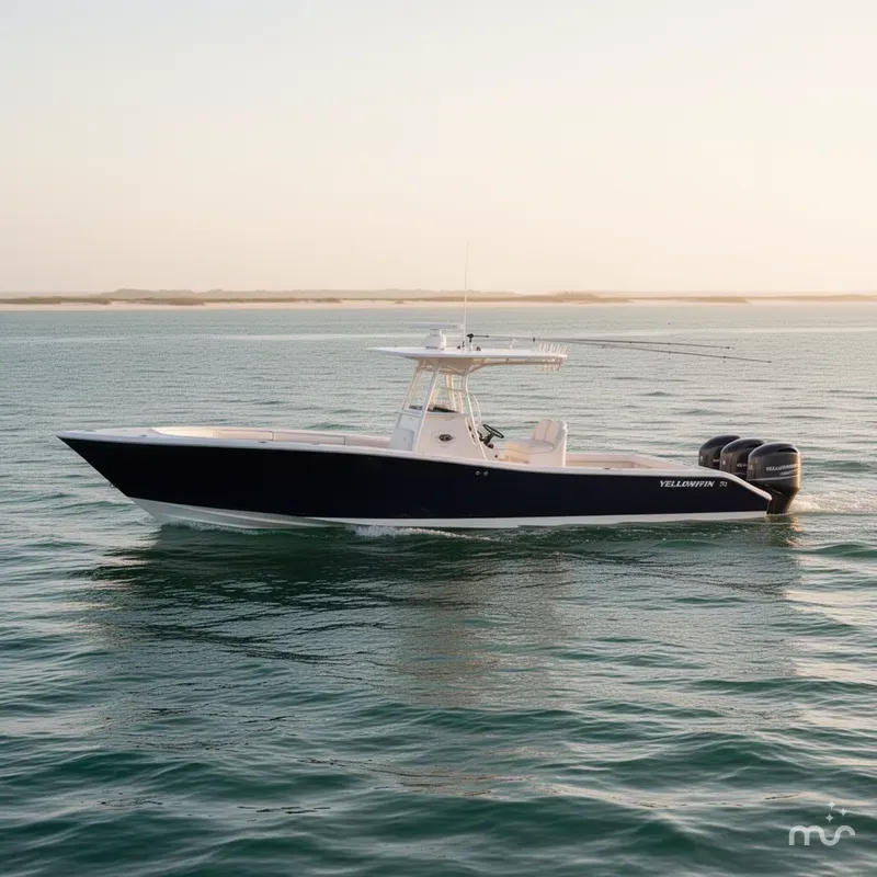 Slide: The Image of Yellowfin 36 Offshore 2007 - 2