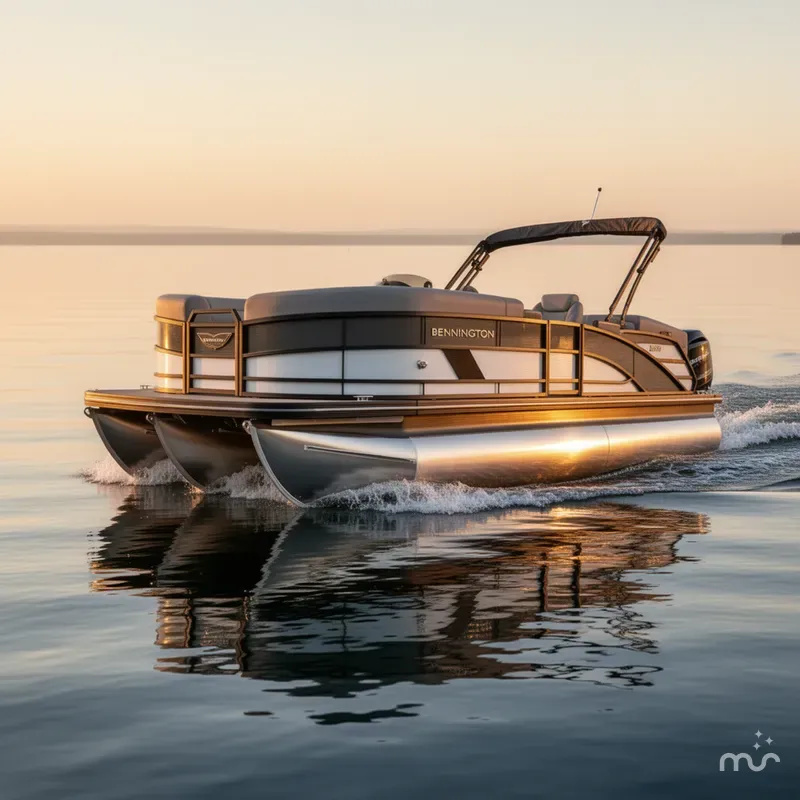 Slide: The Image of Bennington 24 M Fastback - Quad Bench 2026 - 4