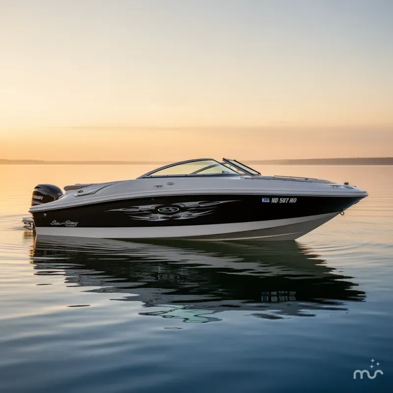 Slide: The Image of Sea Ray 195BR Sport 2008 - 2