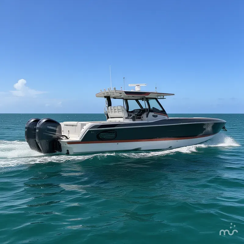 Slide: The Image of Formula 387 Center Console Fish 2024 - 2
