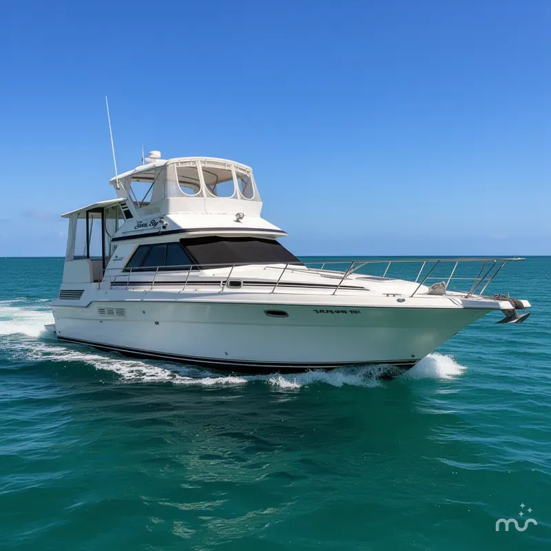 The Image of Sea Ray 440 Aft Cabin 1989 - 0