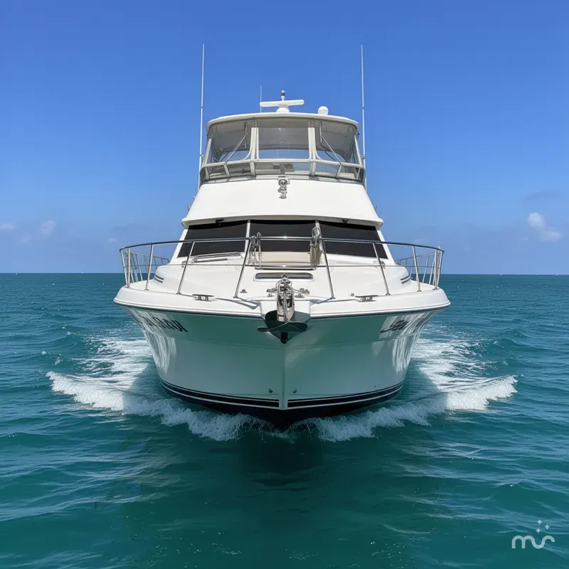 Slide: The Image of Sea Ray 440 Aft Cabin 1989 - 1