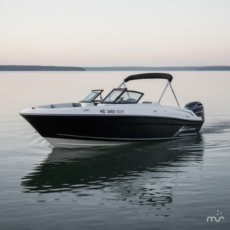Slide: The Image of Bayliner VR4 Bowrider OB 2023 - 2