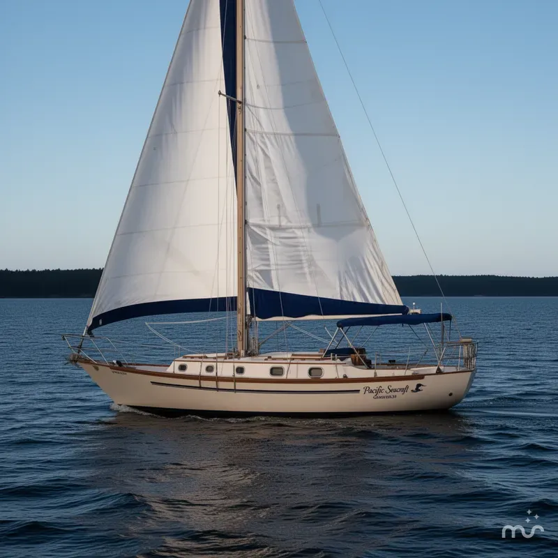 Slide: The Image of Pacific Seacraft Crealock 37 1988 - 2