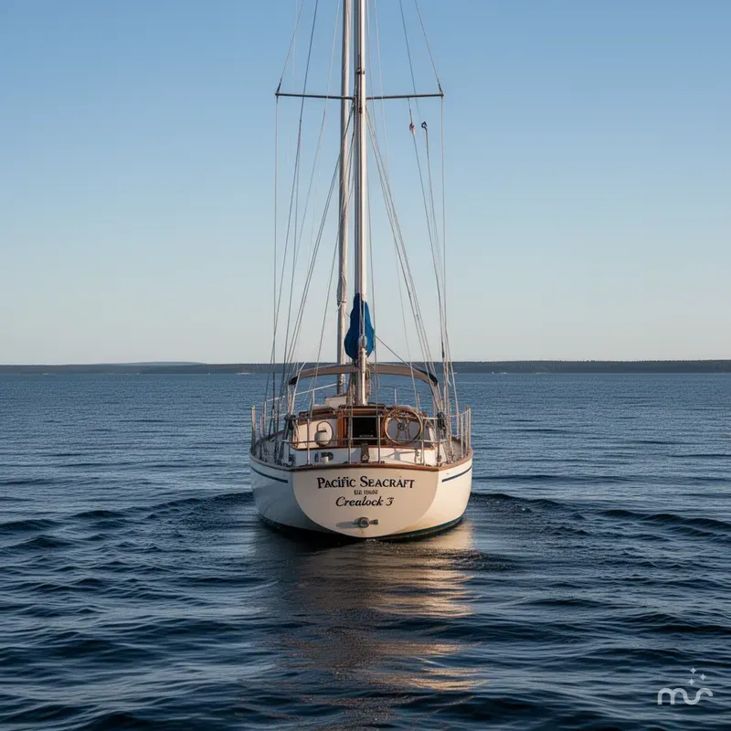 Slide: The Image of Pacific Seacraft Crealock 37 1988 - 3