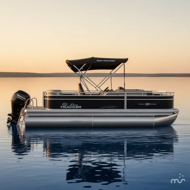 Slide: The Image of Sun Tracker Fishin' Barge 20 DLX 2026 - 2