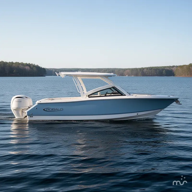 Slide: The Image of Robalo R257 Dual Console 2026 - 2