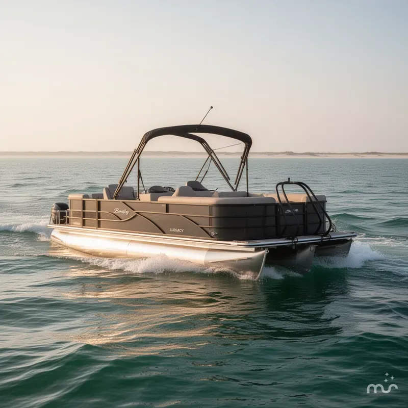 Slide: The Image of Bentley Pontoons Legacy 223 Swingback 2026 - 4