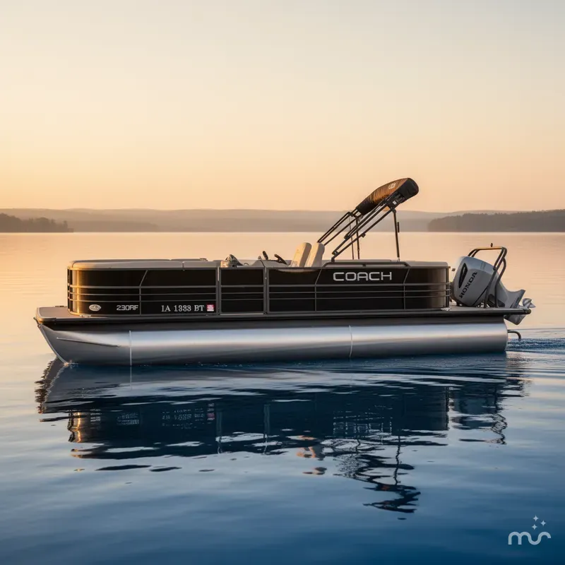 Slide: The Image of Coach Pontoons 230RF 2018 - 2