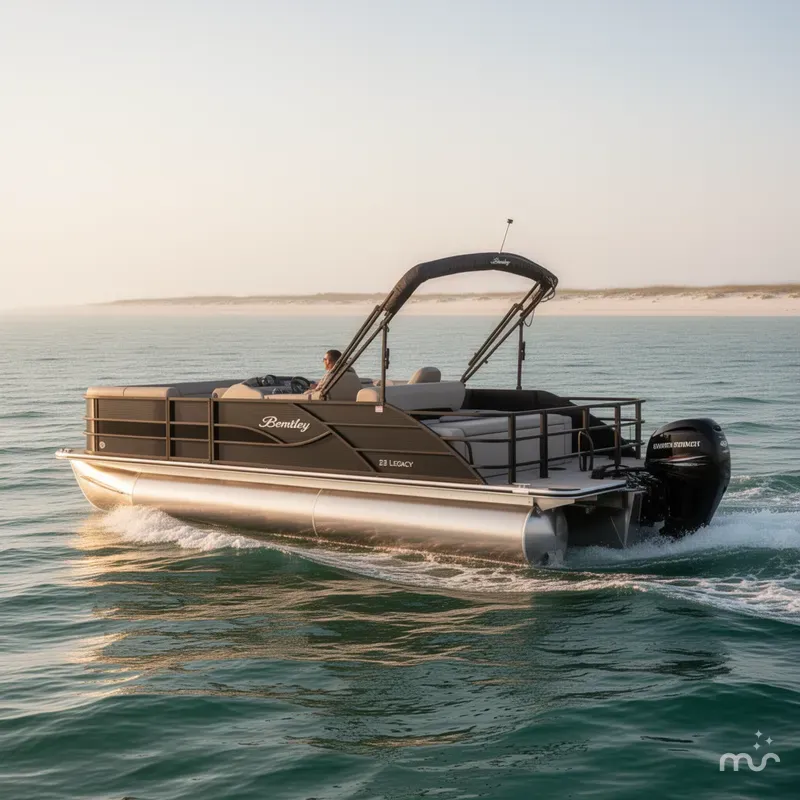 Slide: The Image of Bentley Pontoons Legacy 223 Swingback 2026 - 4