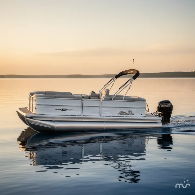 The Image of Sun Tracker Party Barge 20 DLX 2026 - 0