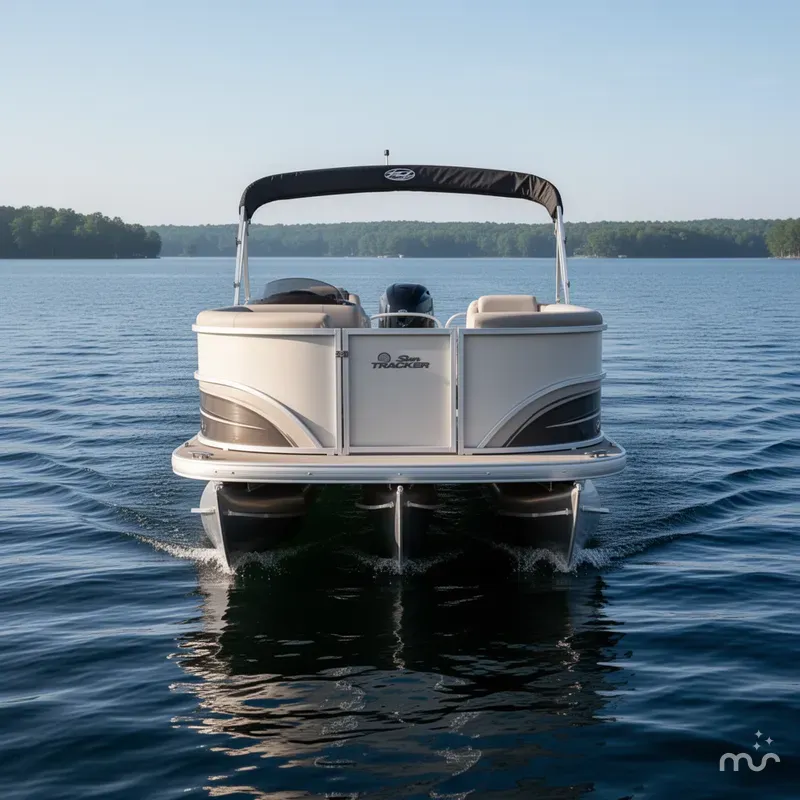 Slide: The Image of Sun Tracker Party Barge 20 DLX 2026 - 1