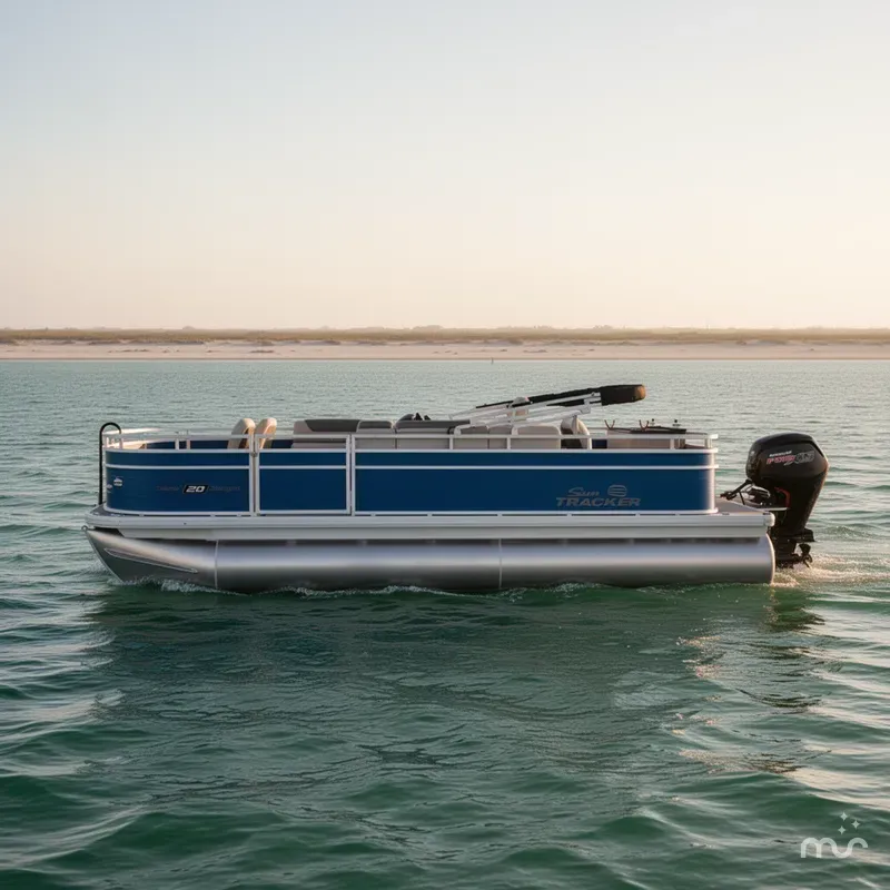 Slide: The Image of Sun Tracker Fishin' Barge 20 DLX 2026 - 2