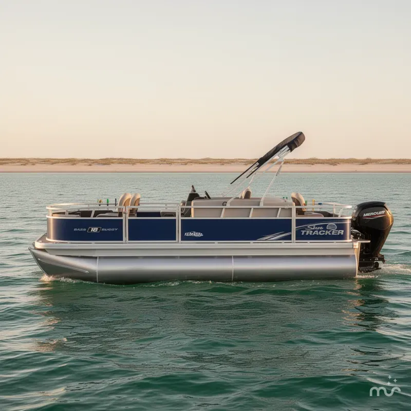 Slide: The Image of Sun Tracker Bass Buggy 18 DLX 2026 - 2