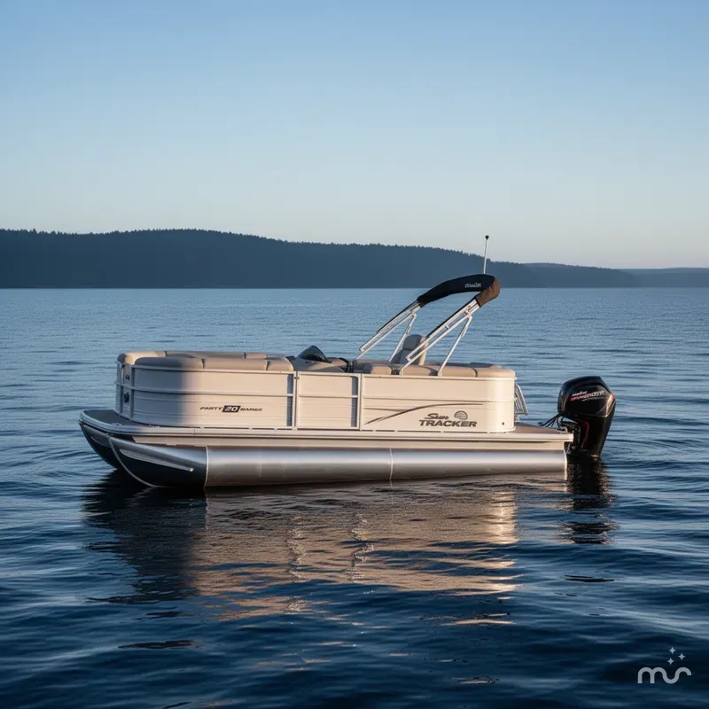 Slide: The Image of Sun Tracker Party Barge 20 DLX 2026 - 4