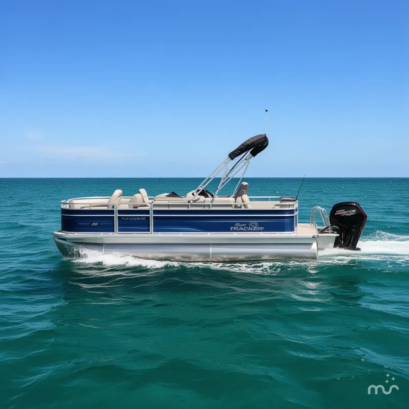 Slide: The Image of Sun Tracker Fishin' Barge 20 DLX 2026 - 2