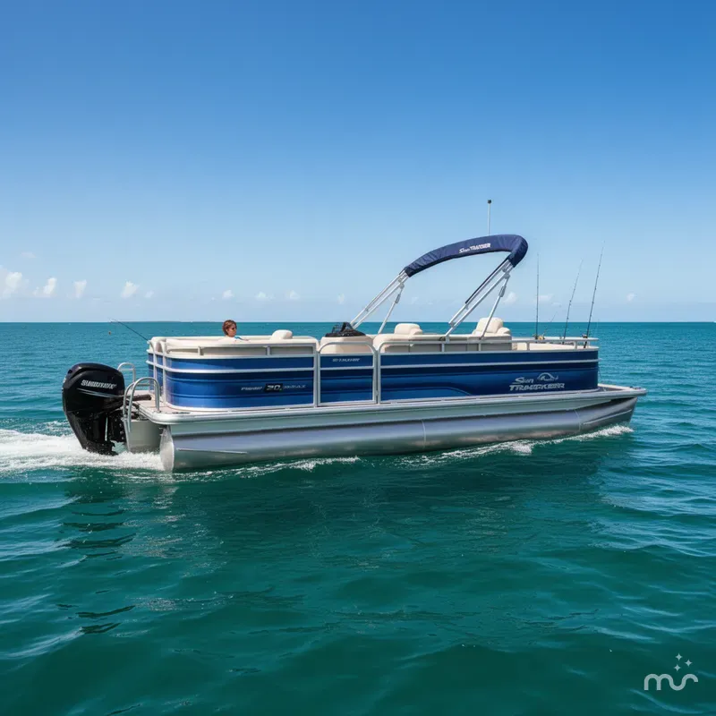 Slide: The Image of Sun Tracker Fishin' Barge 20 DLX 2026 - 4