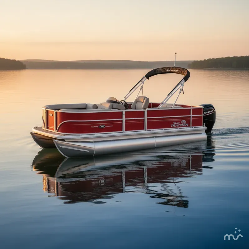 The Image of Sun Tracker Party Barge 18 DLX 2026 - 0