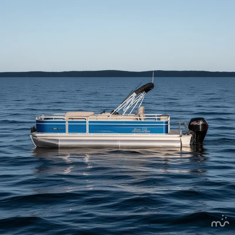 Slide: The Image of Sun Tracker Fishin' Barge 20 DLX 2026 - 2
