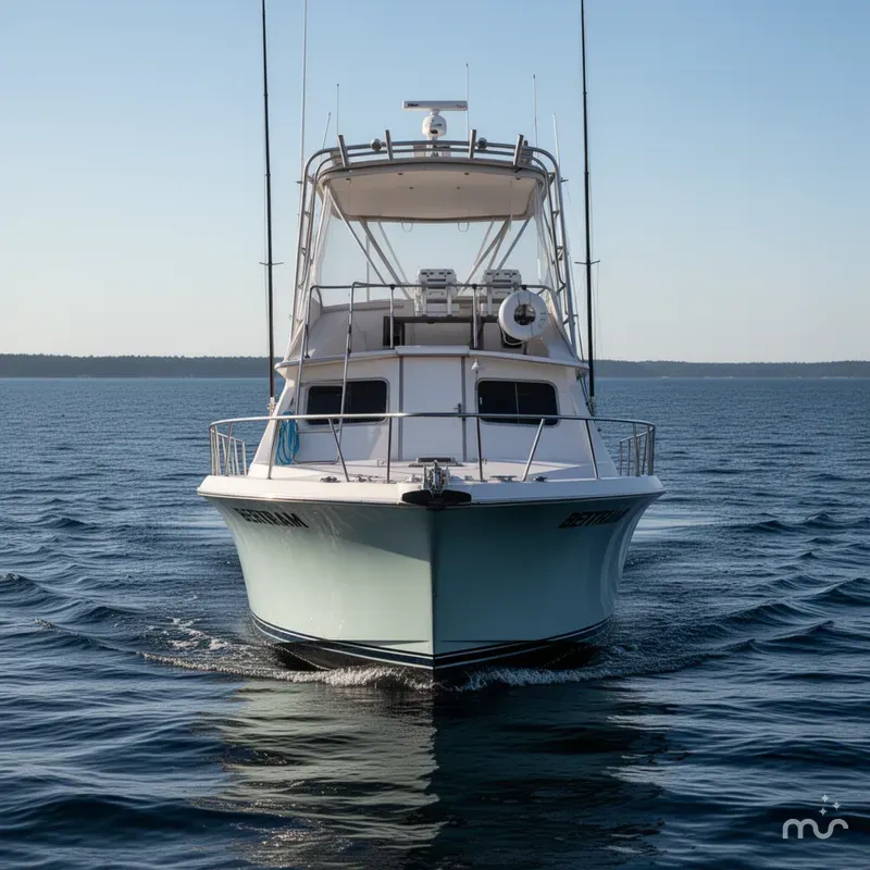 Slide: The Image of Bertram 28 Flybridge Cruiser 1971 - 1