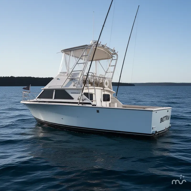 Slide: The Image of Bertram 28 Flybridge Cruiser 1971 - 2