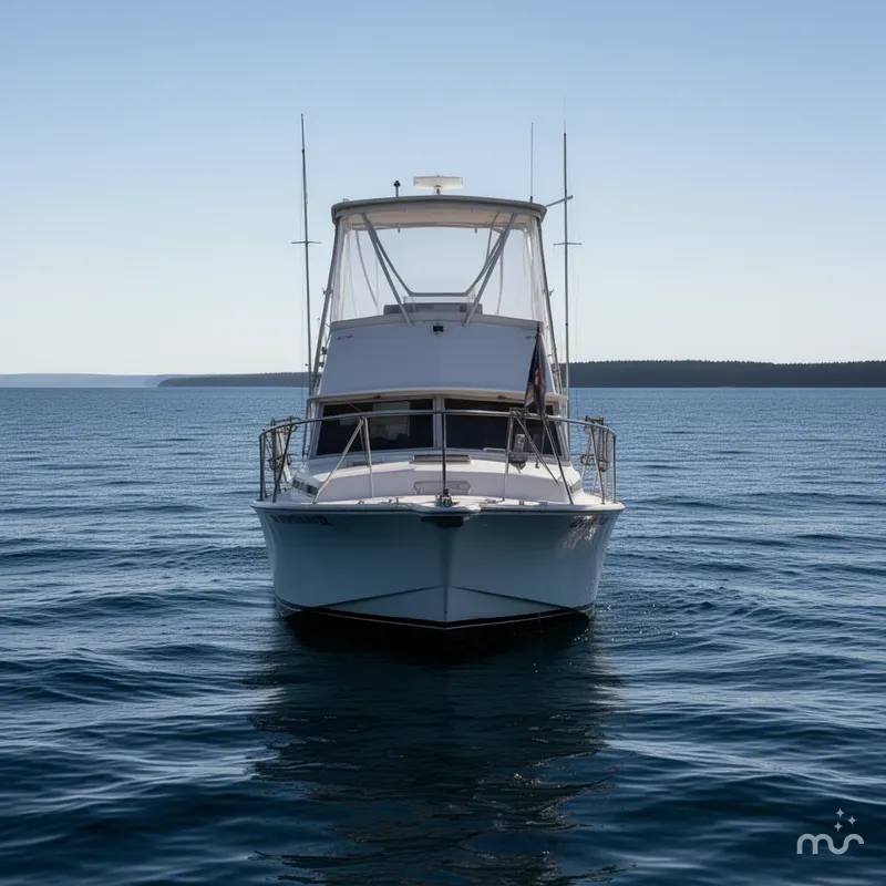 Slide: The Image of Bertram 28 Flybridge Cruiser 1971 - 3